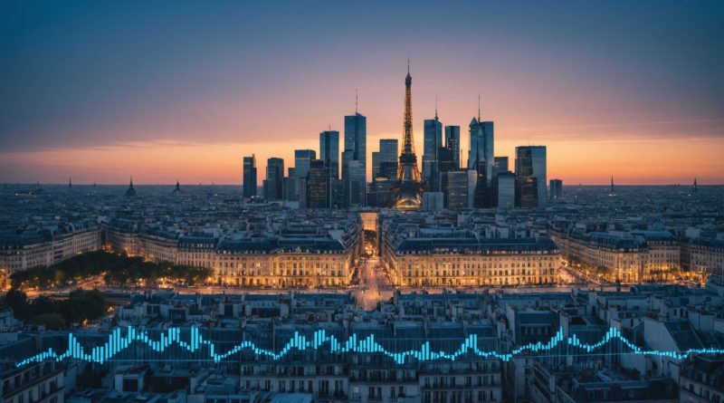 Illustration de la Bourse de Paris et du CAC 40