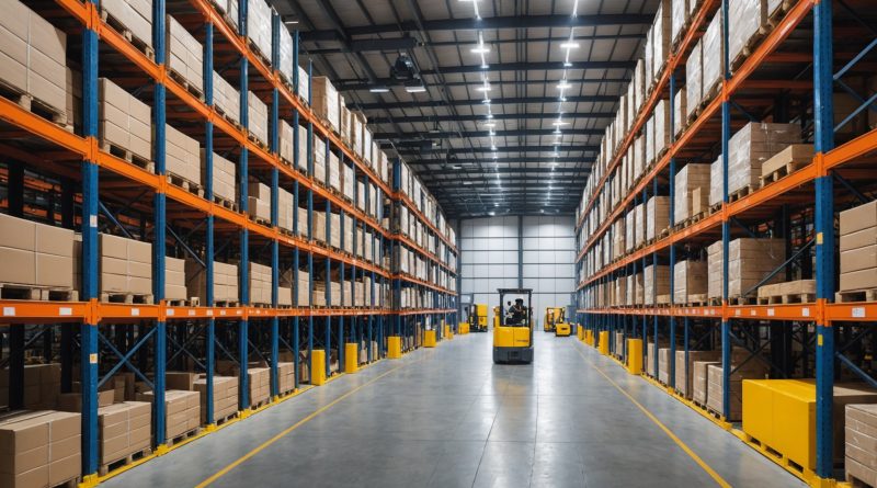 Entrepôt logistique moderne symbolisant les résultats semestriels 2026 d'ID Logistics