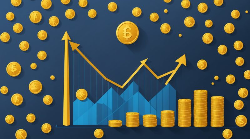 Illustration symbolisant les dividendes et les résultats financiers des entreprises françaises