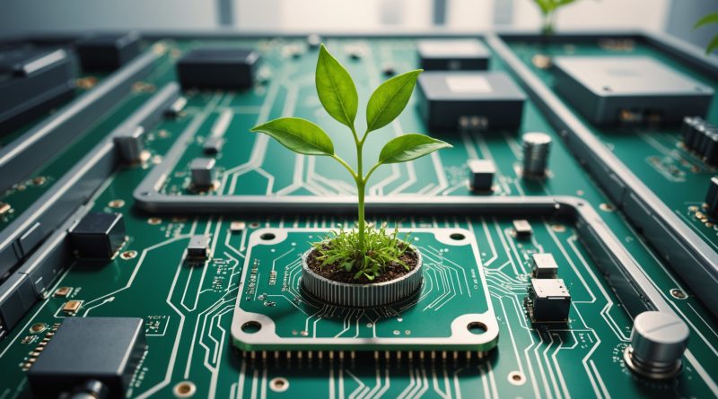 Illustration d'une jeune entreprise innovante à impact combinant recherche et impact social